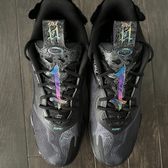 Puma MB.04 Lo Black Dark Amethyst Men's 12 Basketball Shoes - Picture 2 of 9